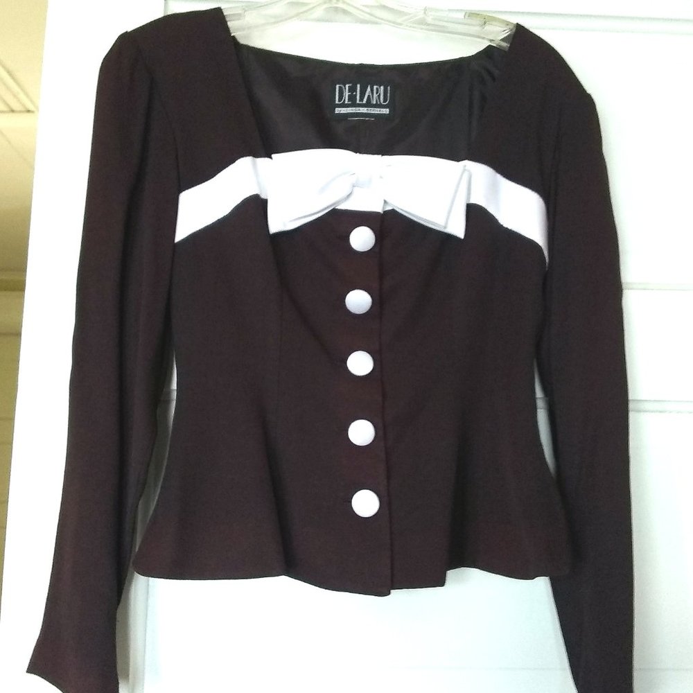 Women's size Small short jacket with bow